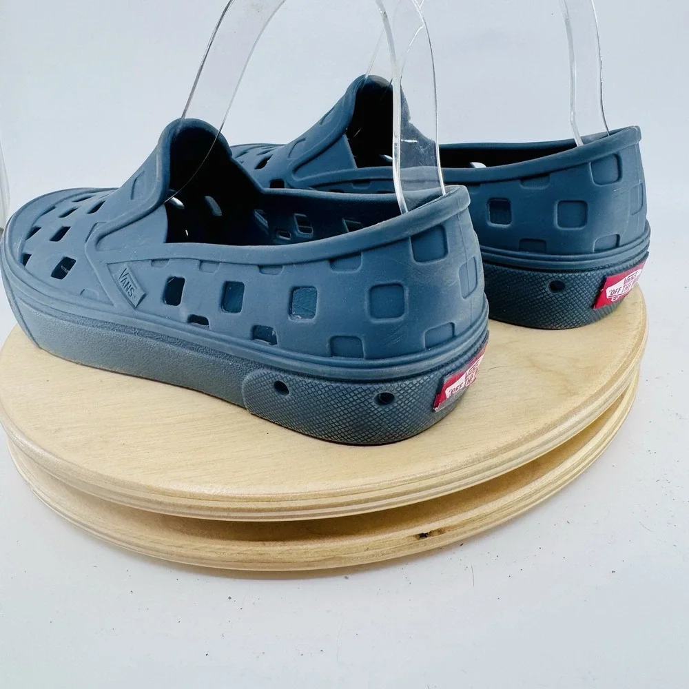 Vans Trek Slip On Clogs Blue Boys 4.5 Girls Unisex‎ Water camp Shoes